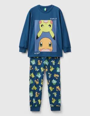 warm pyjamas with pokémon print