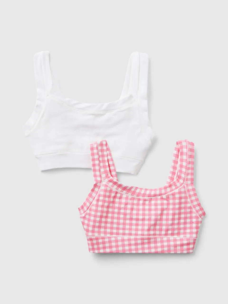 Benetton two bras in super stretch organic cotton. 1