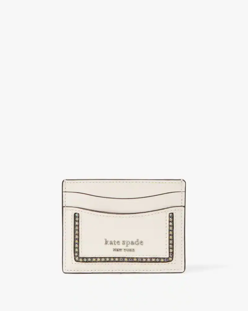 Kate Spade Morgan Crystal Inlay Cardholder. 1