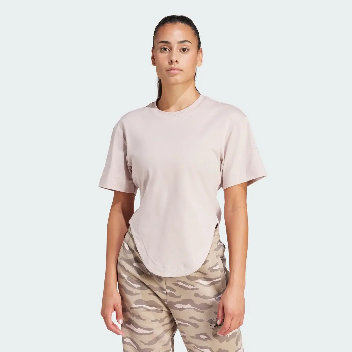 Adidas T-shirt base incurvée adidas by Stella McCartney Sportswear. 2