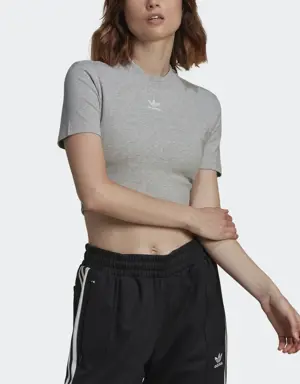 Adidas Adicolor Essentials Rib Cropped Tee