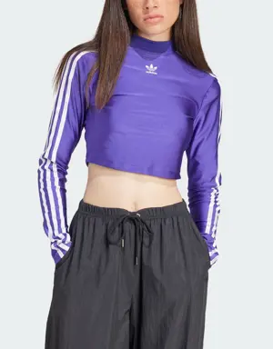 Adidas Koszulka 3-Stripes Cropped Long Sleeve