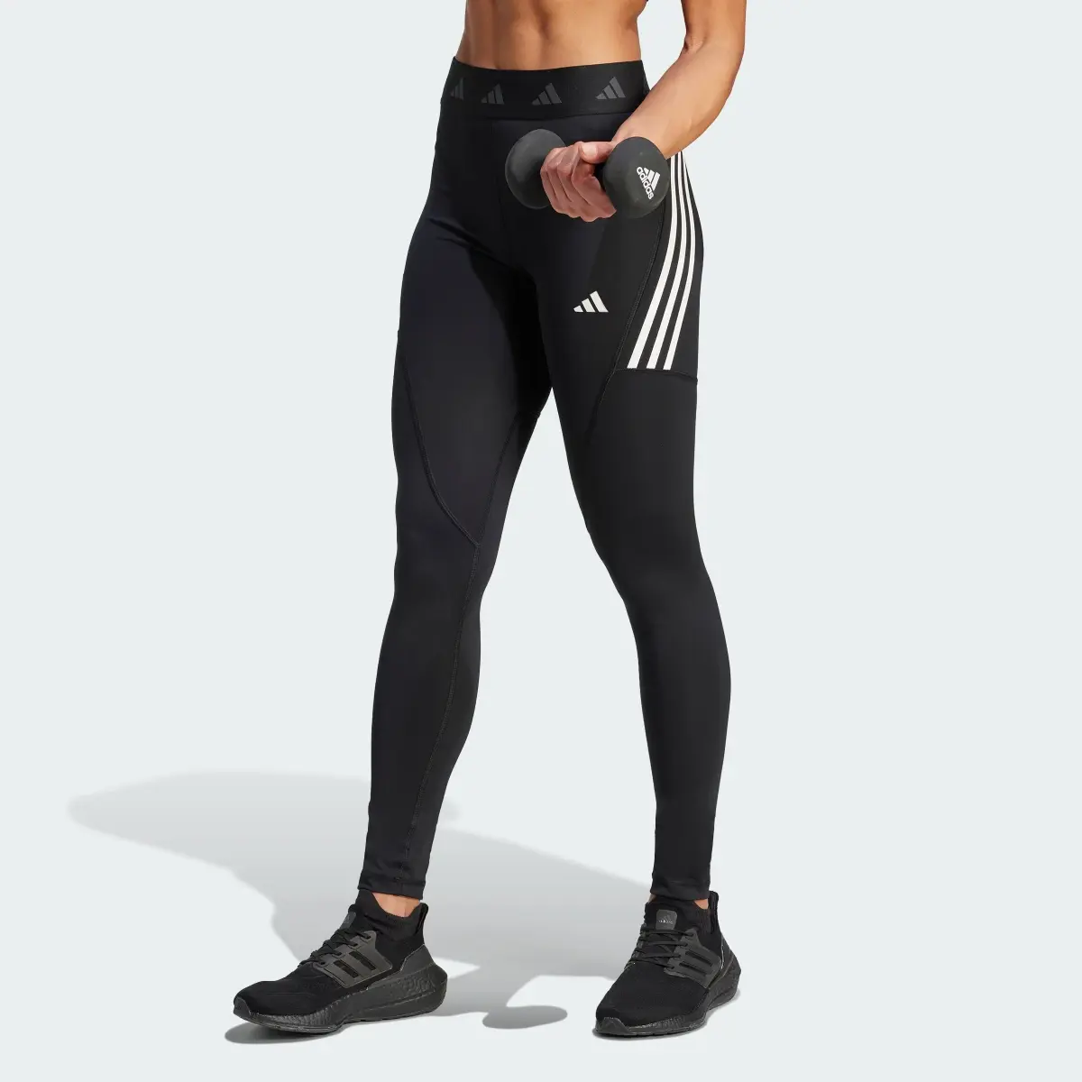 Adidas Techfit Hyperglam Full-Length Leggings. 1