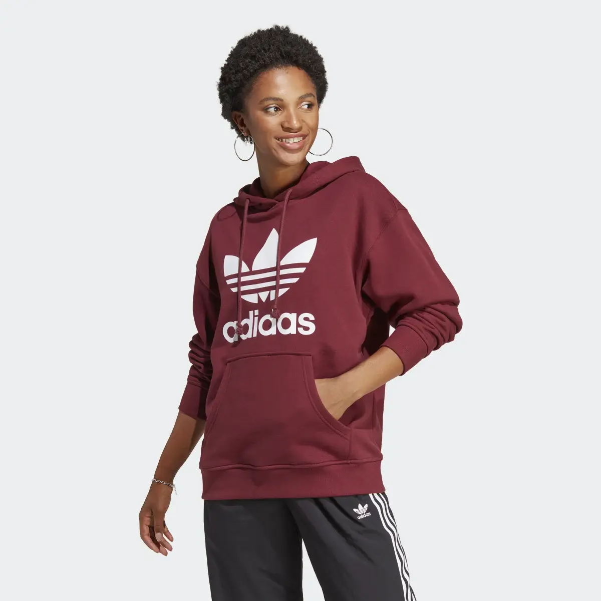 Adidas Trefoil Hoodie. 1