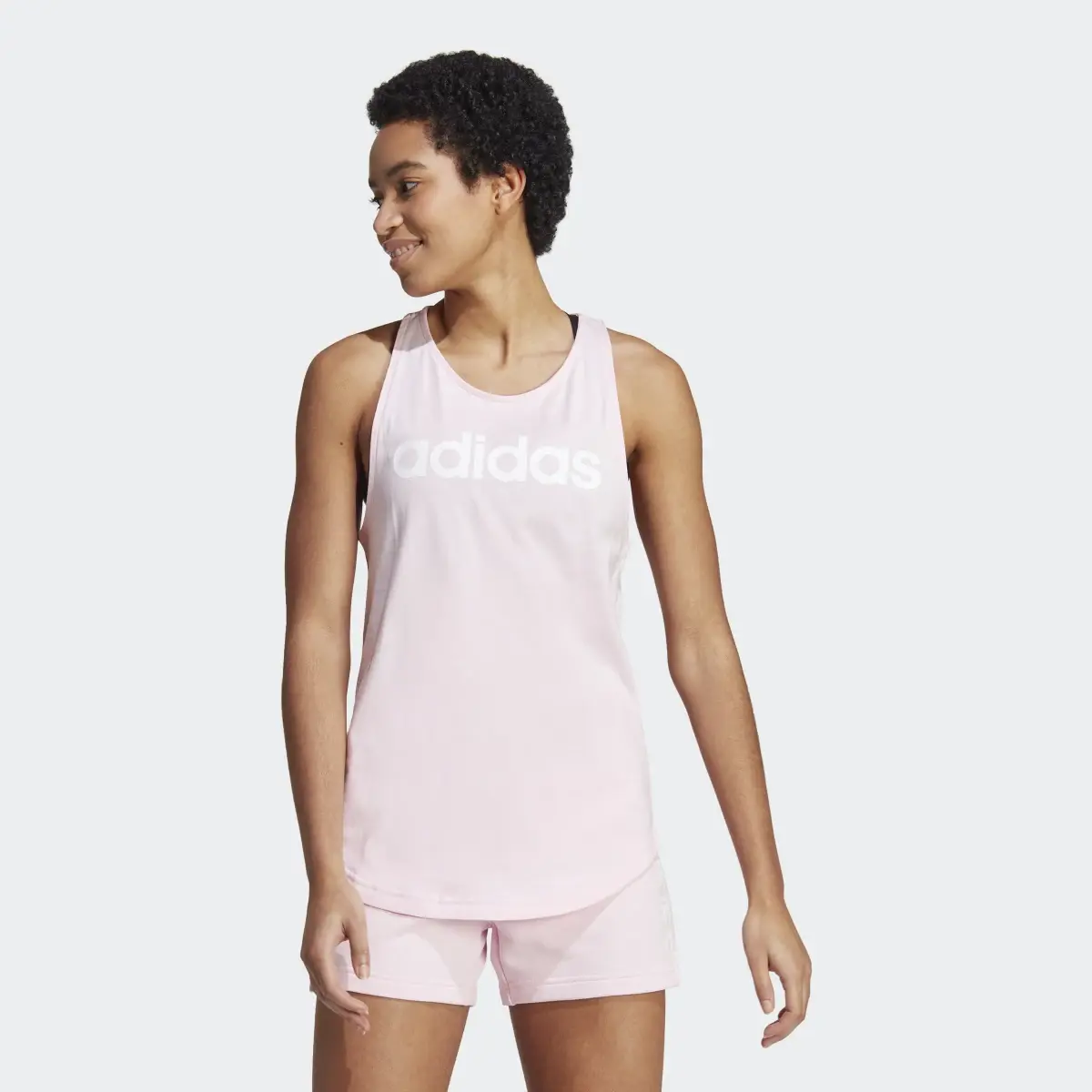 Adidas Essentials Loose Logo Tank Top. 2