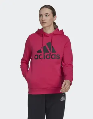 Adidas Sudadera con capucha LOUNGEWEAR Essentials Logo Fleece