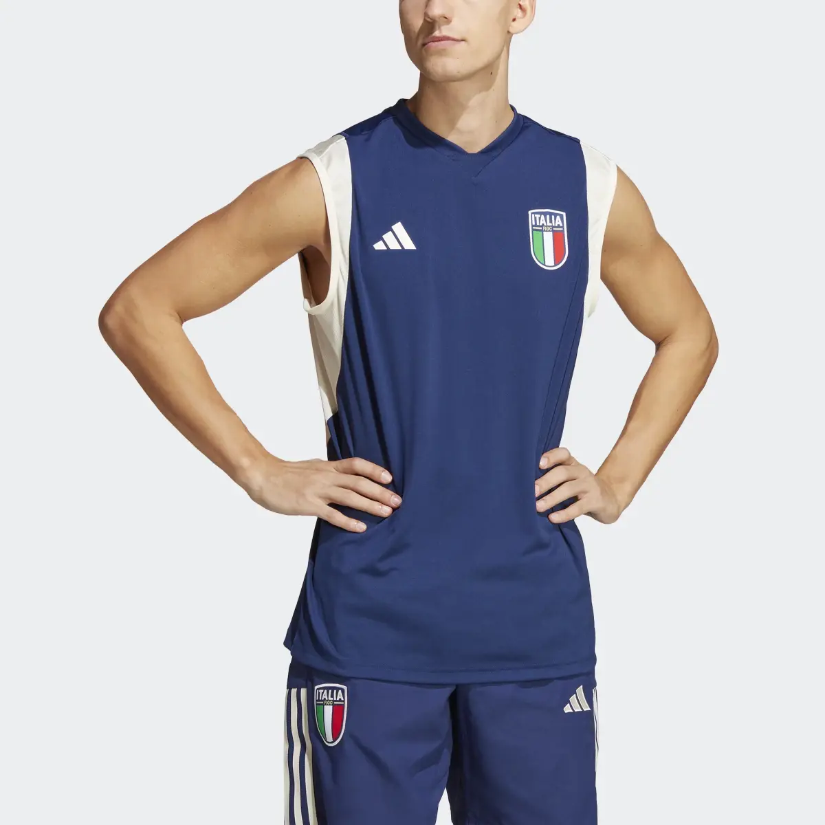 Adidas Camiseta sin mangas Italia Tiro 23. 1