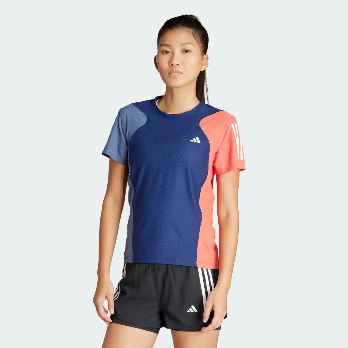 Adidas Playera Own the Run Colorblock. 2