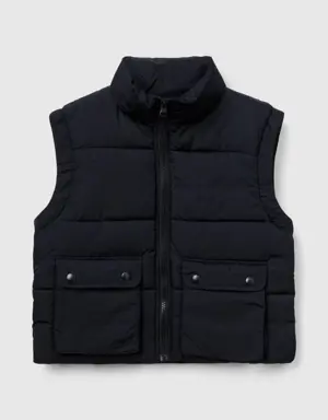 padded "rain defender" vest