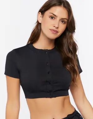 Forever 21 Swim Cover Up Top Black