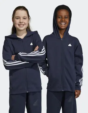 Adidas Giacca da allenamento Future Icons 3-Stripes Full-Zip Hooded