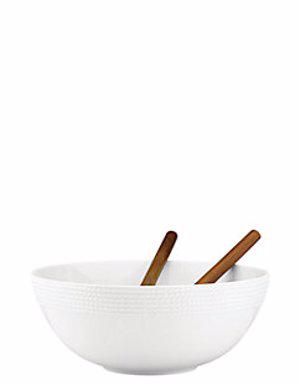 Wickford Salad Set With Wooden Servers