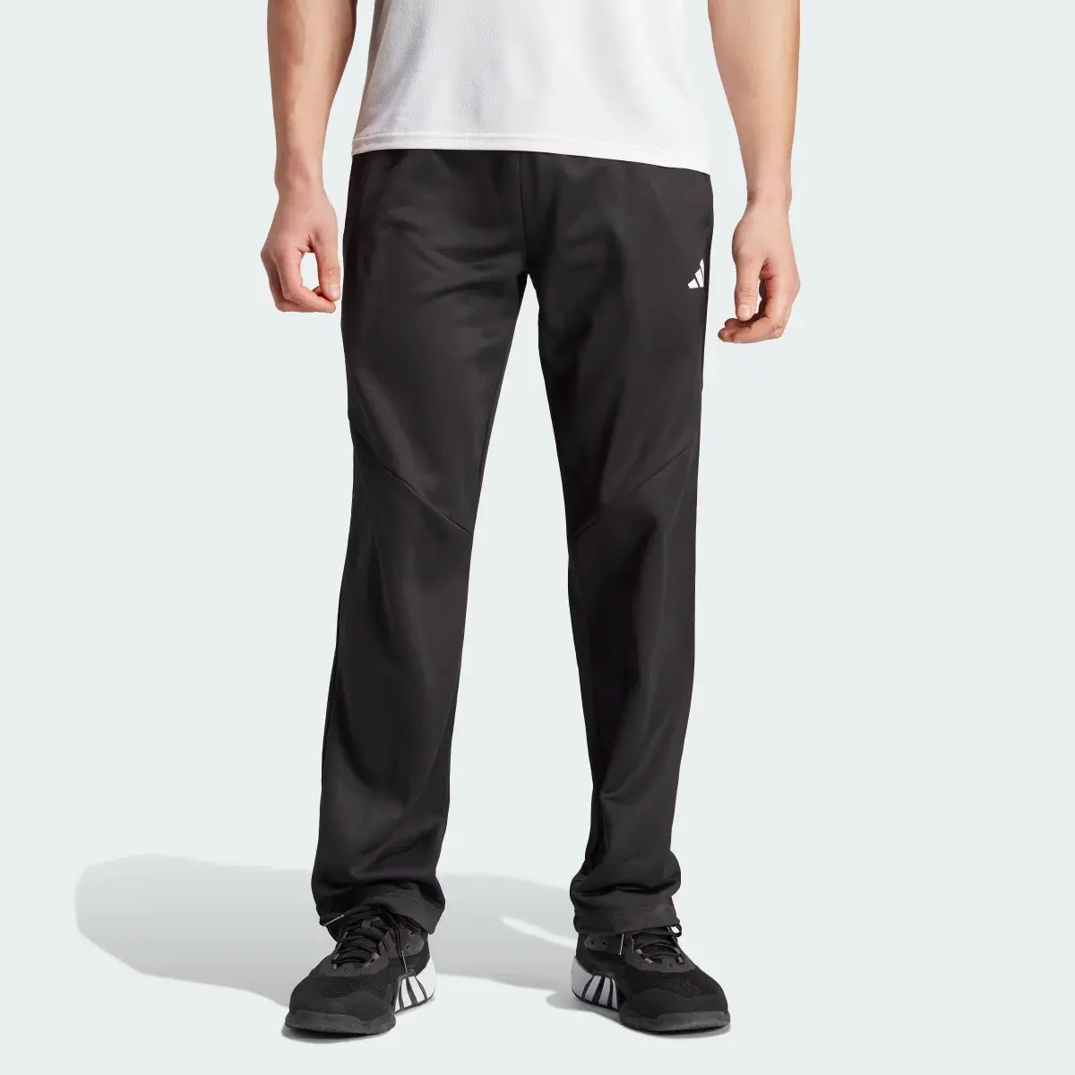 Adidas Game and Go Small Logo Training Open Hem Pants. 1