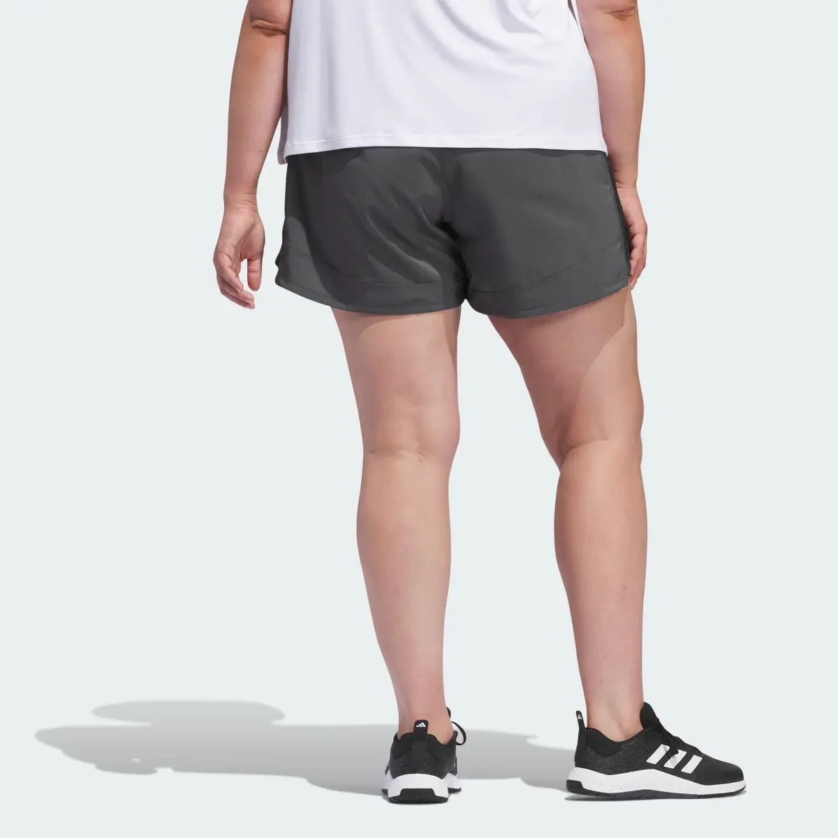 Adidas Pacer 3-Stripes Woven Shorts (Plus Size). 1