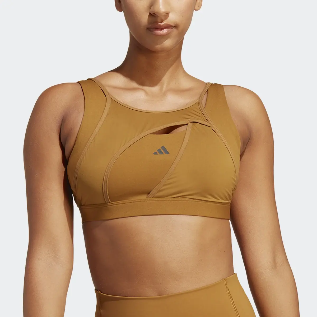 Adidas Brassière Powerimpact Luxe Maintien moyen. 1