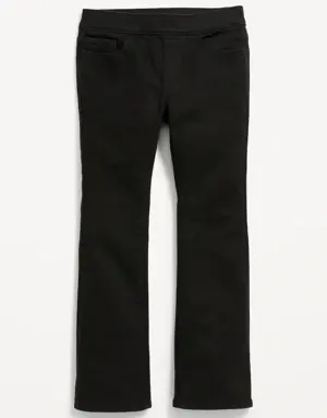 Wow Boot-Cut Pull-On Jeans for Girls black