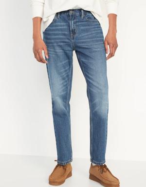 Loose Taper Built-In Flex Ankle-Length Jeans blue