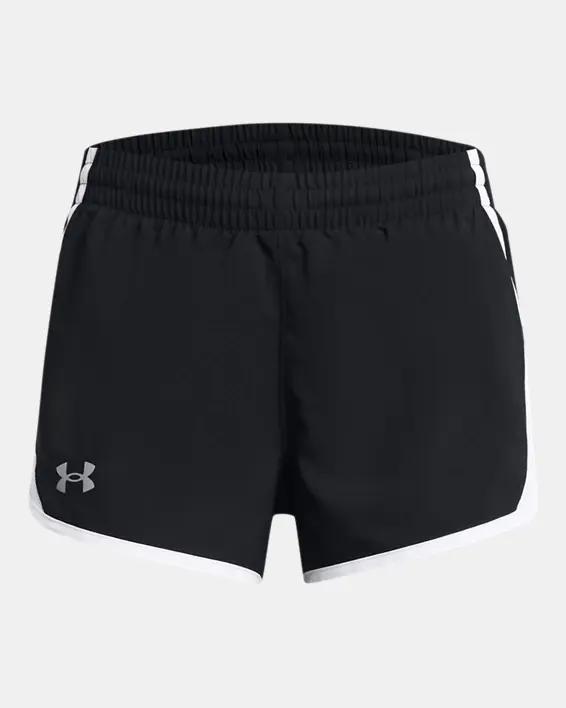 Under Armour Girls' UA Fly-By 3" Shorts. 1