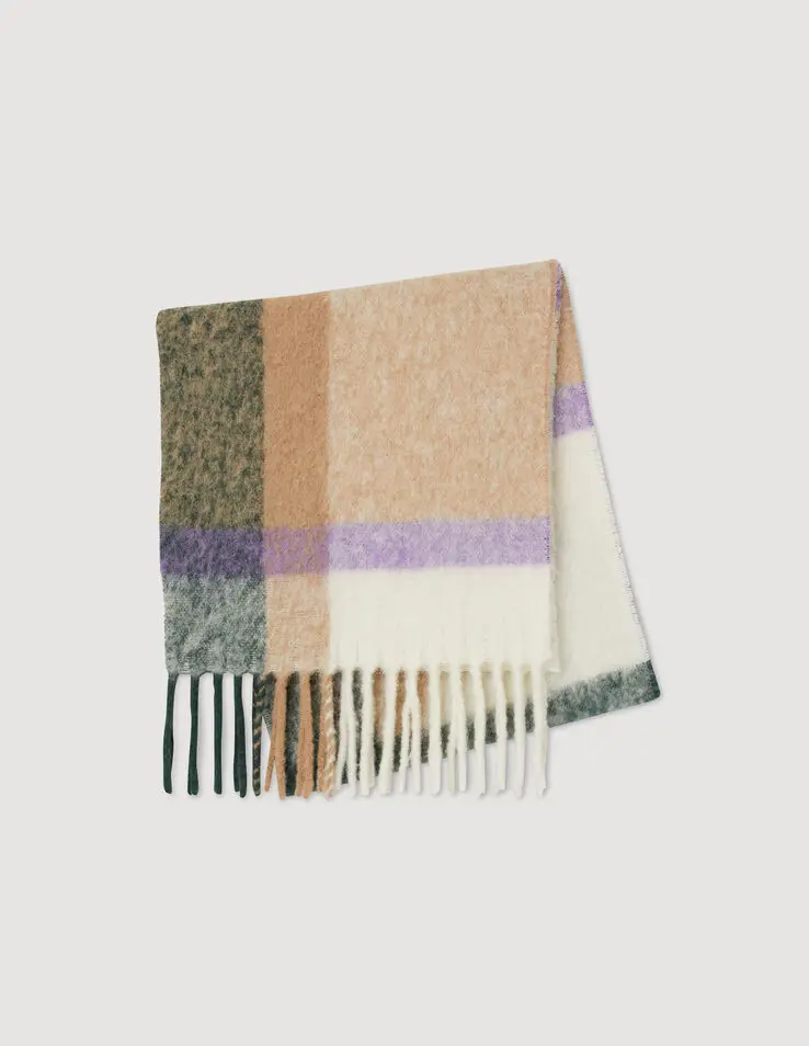 Sandro Checked scarf Login to add to Wish list. 1