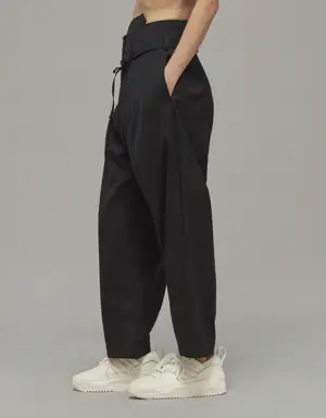 Y-3 Refined Wool Wide-Leg Pants