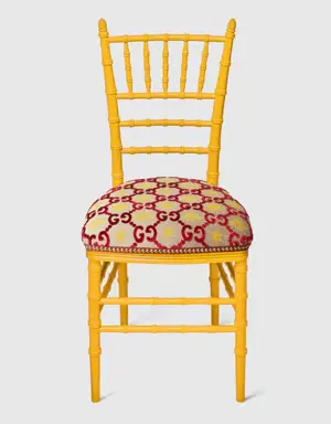 Chiavari chair with GG jacquard