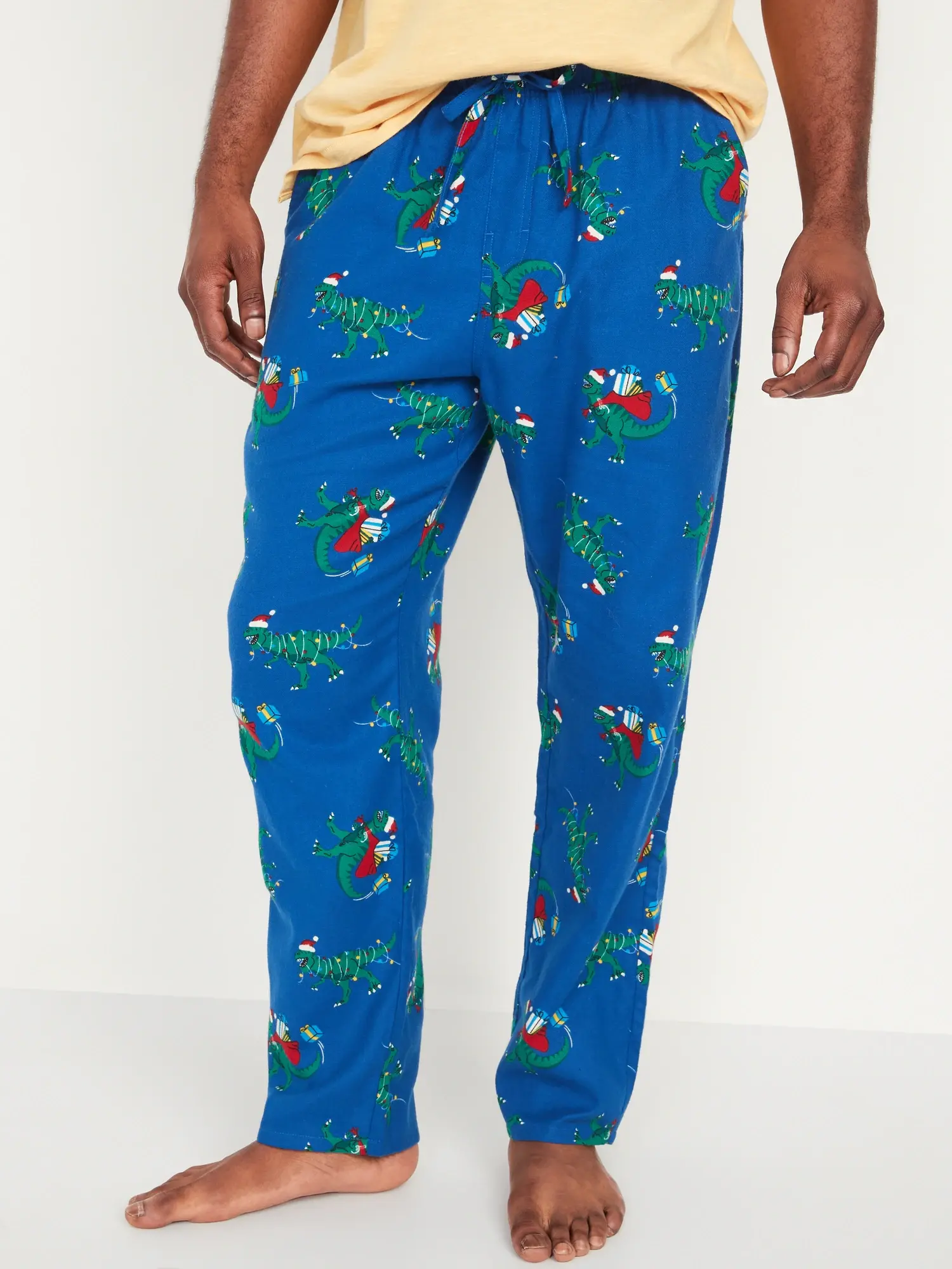Old Navy Printed Flannel Pajama Pants for Men multi. 1