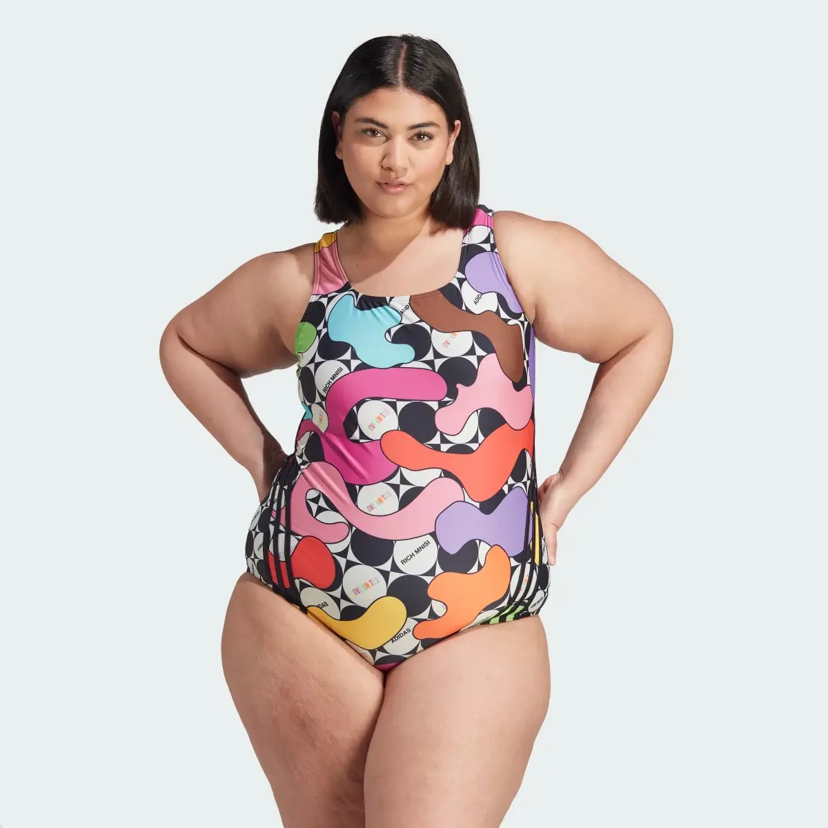 Adidas Pride Swimsuit Plus Size IA3337