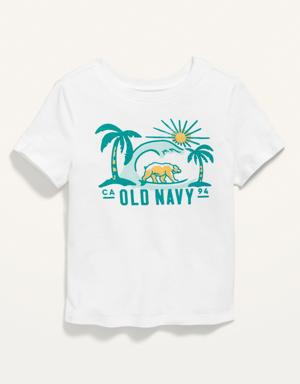 Unisex Short-Sleeve Logo-Graphic T-Shirt for Toddler white