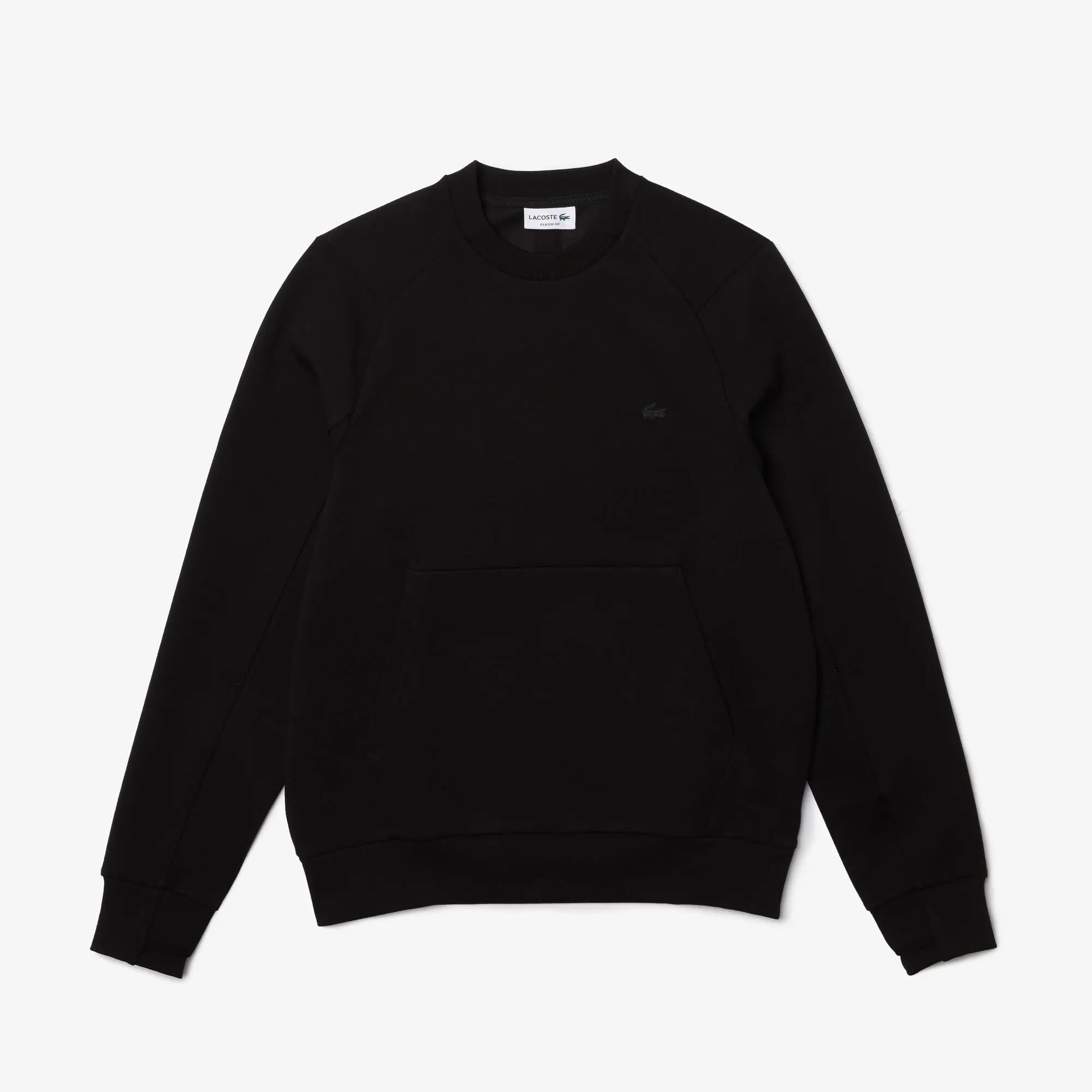 Lacoste Sudadera Jogger de hombre en mezcla de algodón con bolsillo tipo canguro y cuello redondo. 2 Lacoste Sudadera Jogger de hombre en mezcla de algodón con bolsillo tipo canguro y cuello redondo. 2