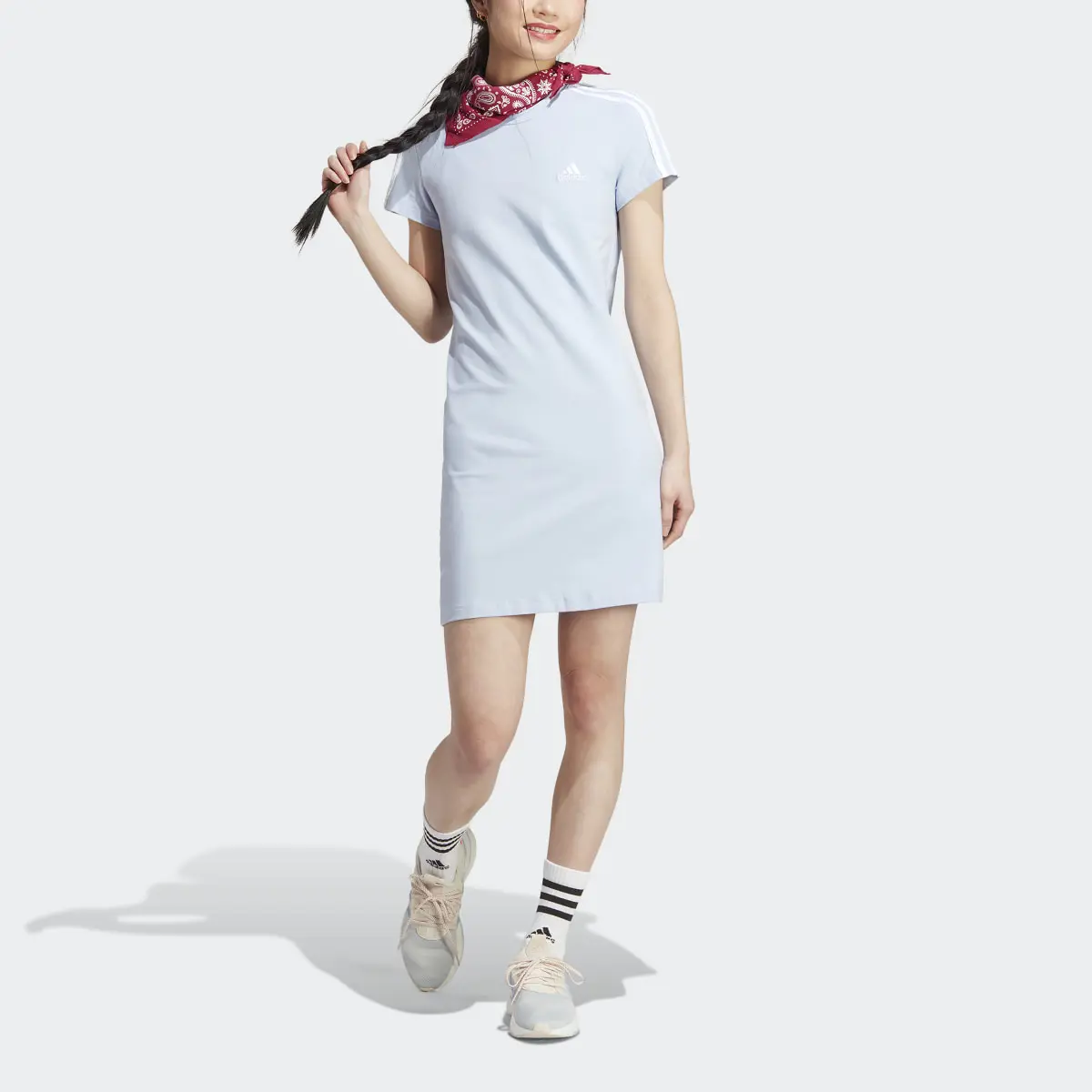 Adidas Vestido 3-Stripes Essentials. 1