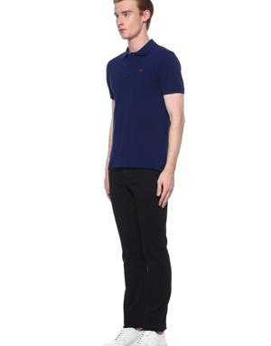 Beymen SCOTCH & SODA Lacivert Logo Nakışlı Polo Yaka T-shirt. 2