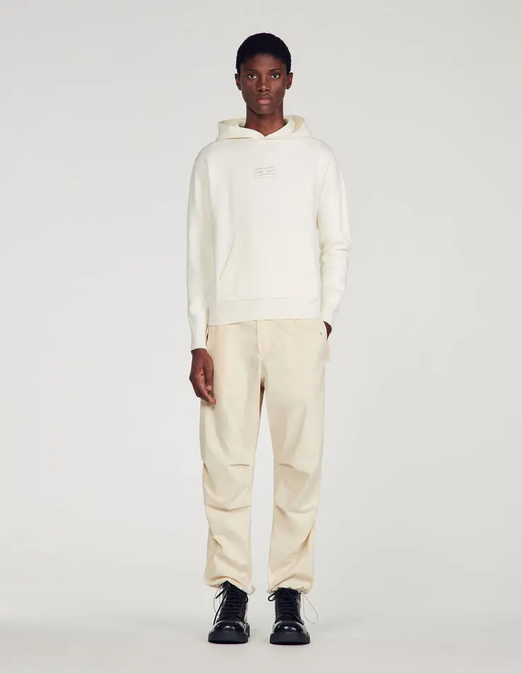 Sandro Knit hoodie. 1