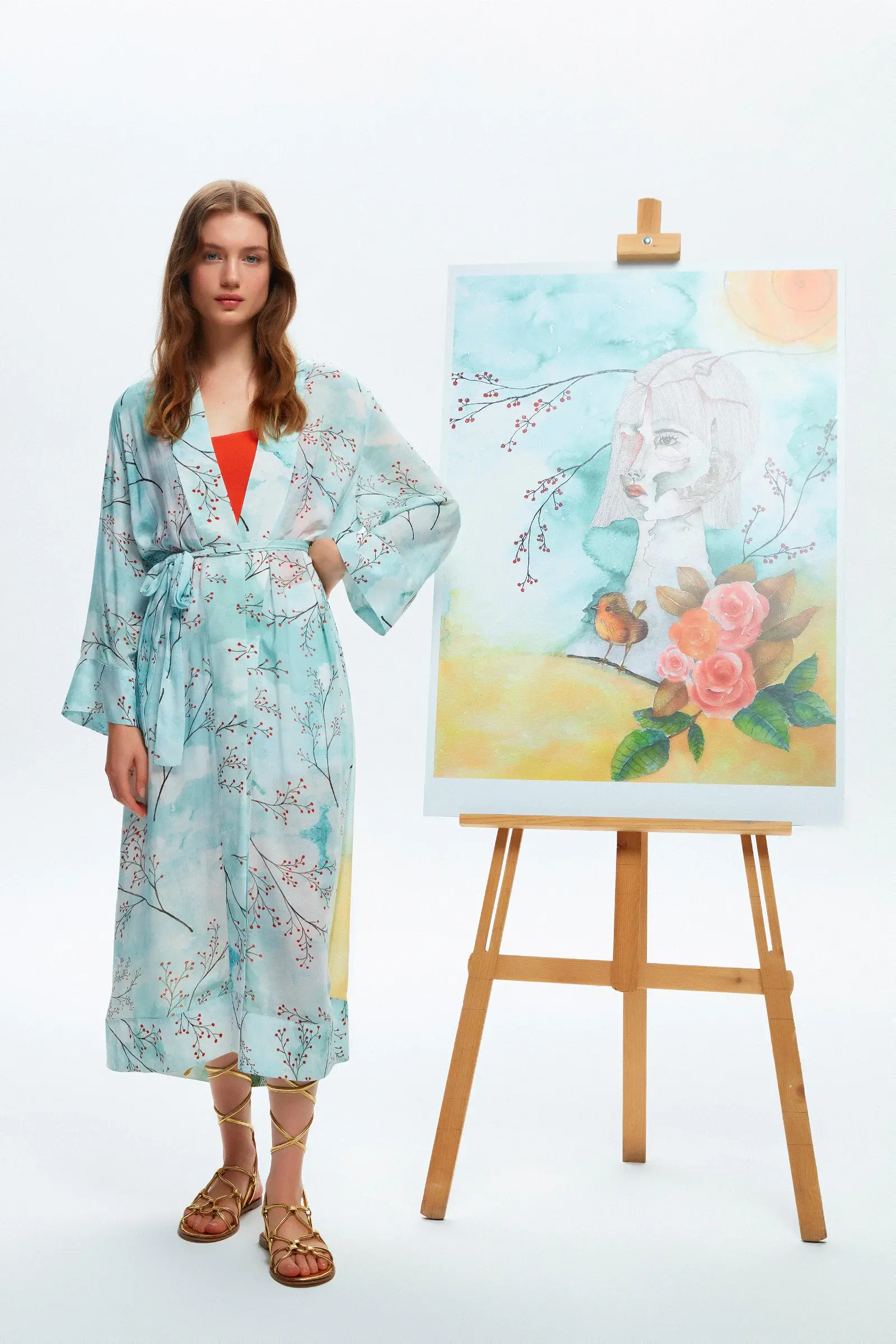 Adl & For Art Robin'in Düş Bahçesi Kimono. 3