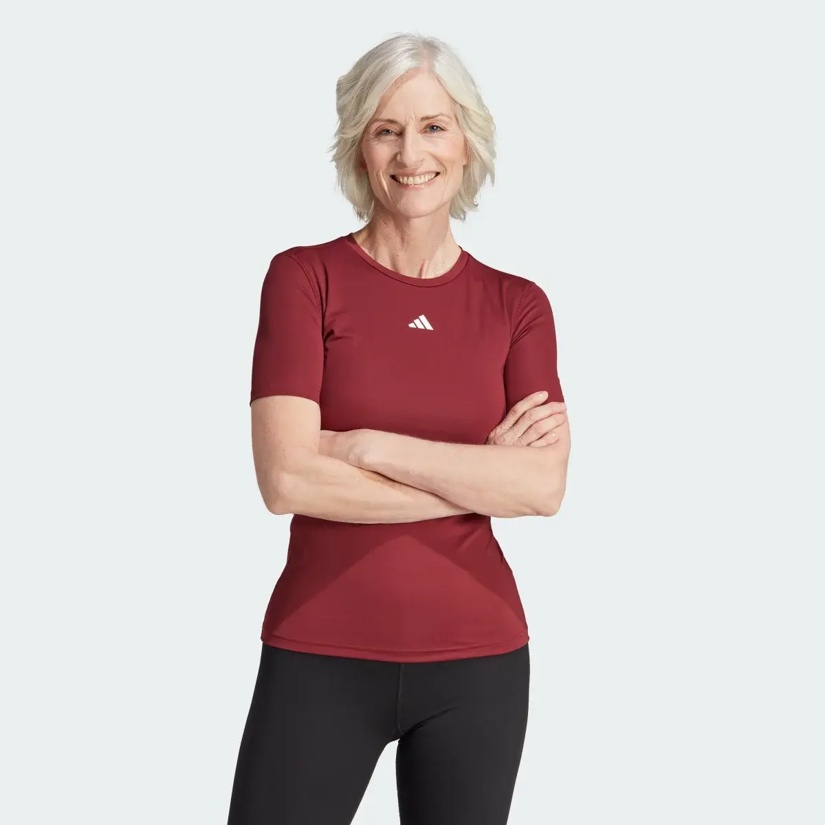 Adidas Techfit Training Tee. 2