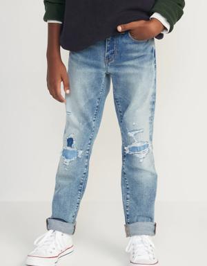 Slim 360° Stretch Rip & Repair Jeans for Boys blue