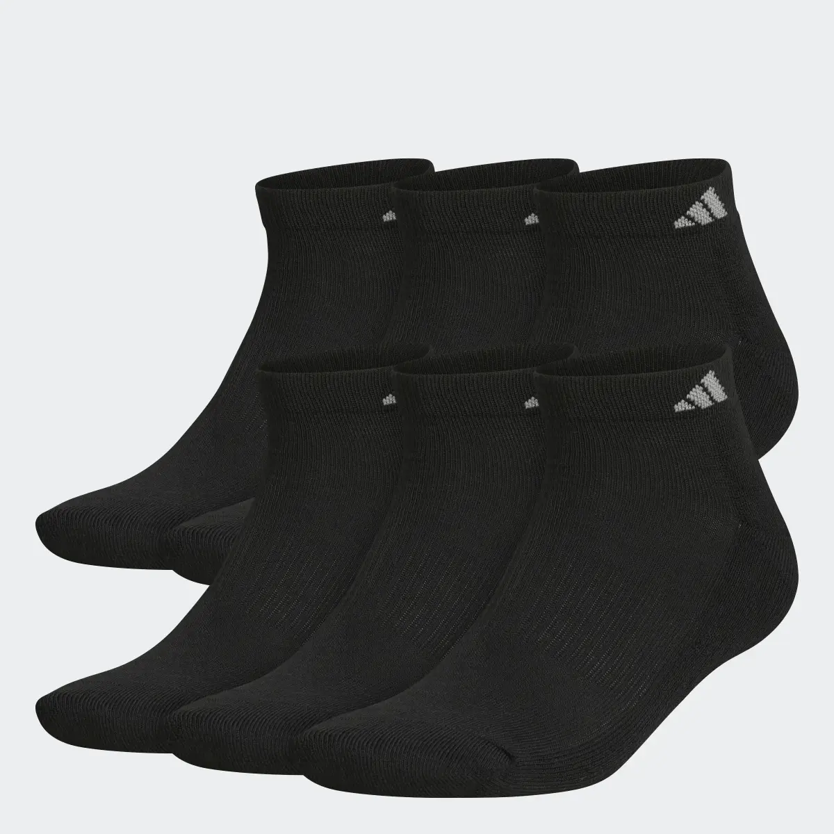 Adidas Athletic Cushioned Low-Cut Socks 6 Pairs. 1