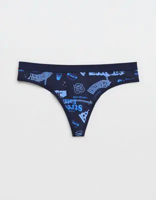 American Eagle Superchill Cotton Elastic Thong Underwear. 1