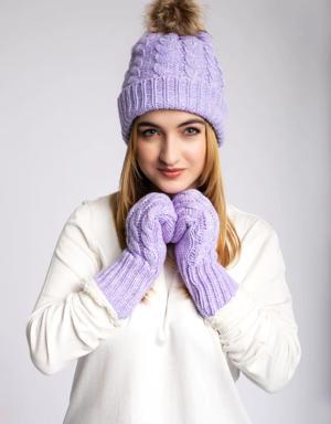 Light Purple - Cozy Lined Mittens