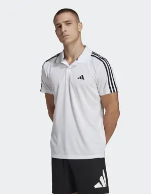 Training Essentials Piqué 3-Stripes Training Polo Tişört