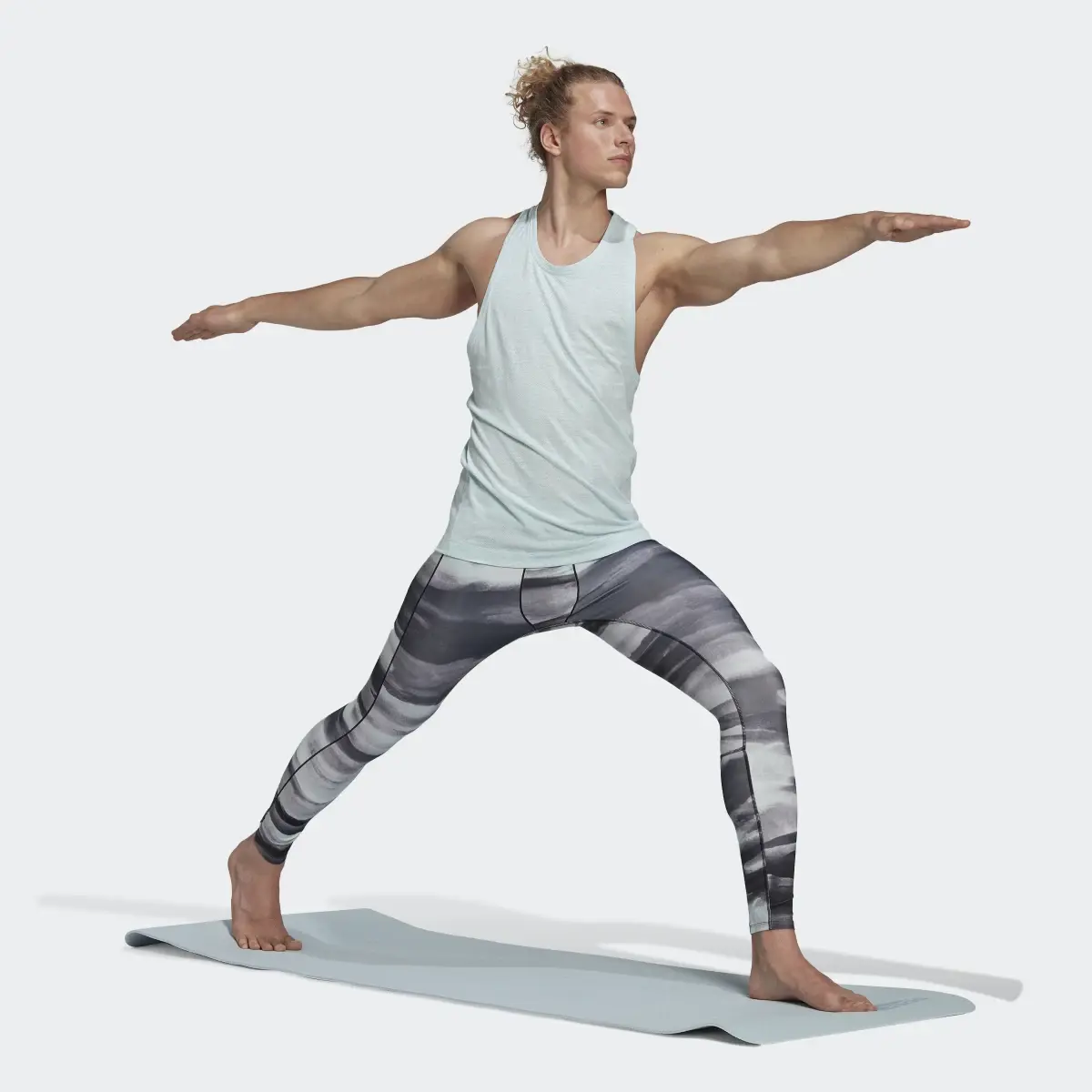 Adidas Allover Print Yoga Training Tights. 3