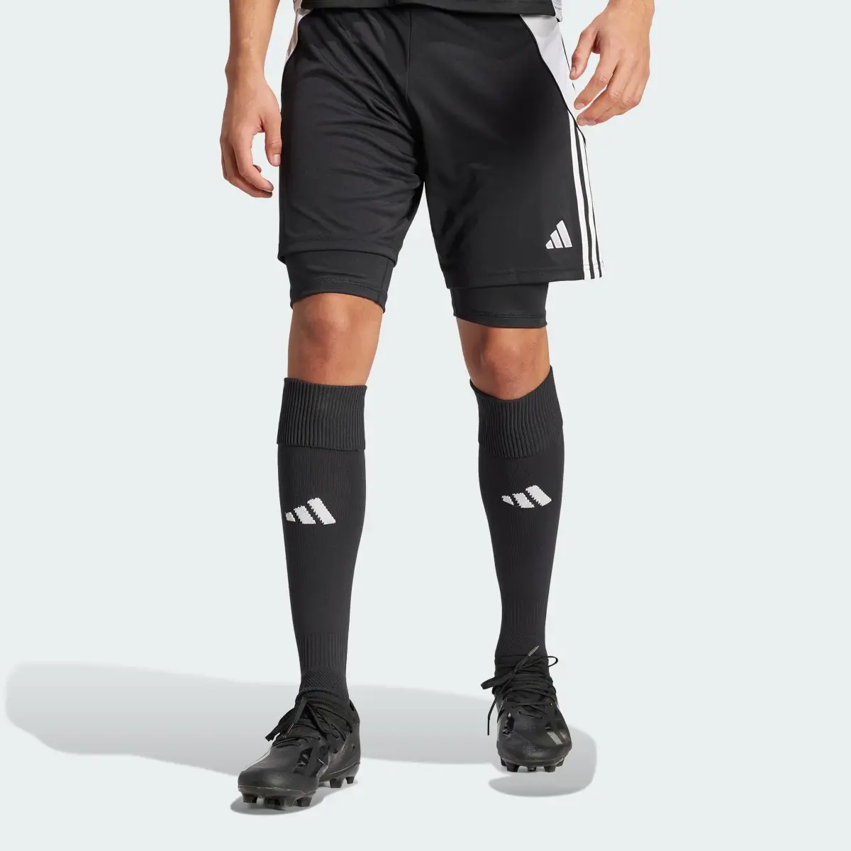 Adidas Tiro 24 Training 2-in-1 Shorts. 1