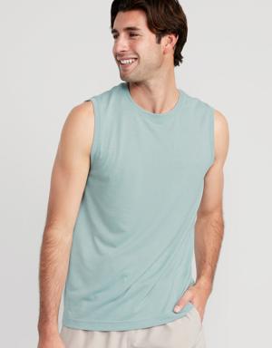 Go-Dry Cool Odor-Control Core Tank Top for Men blue