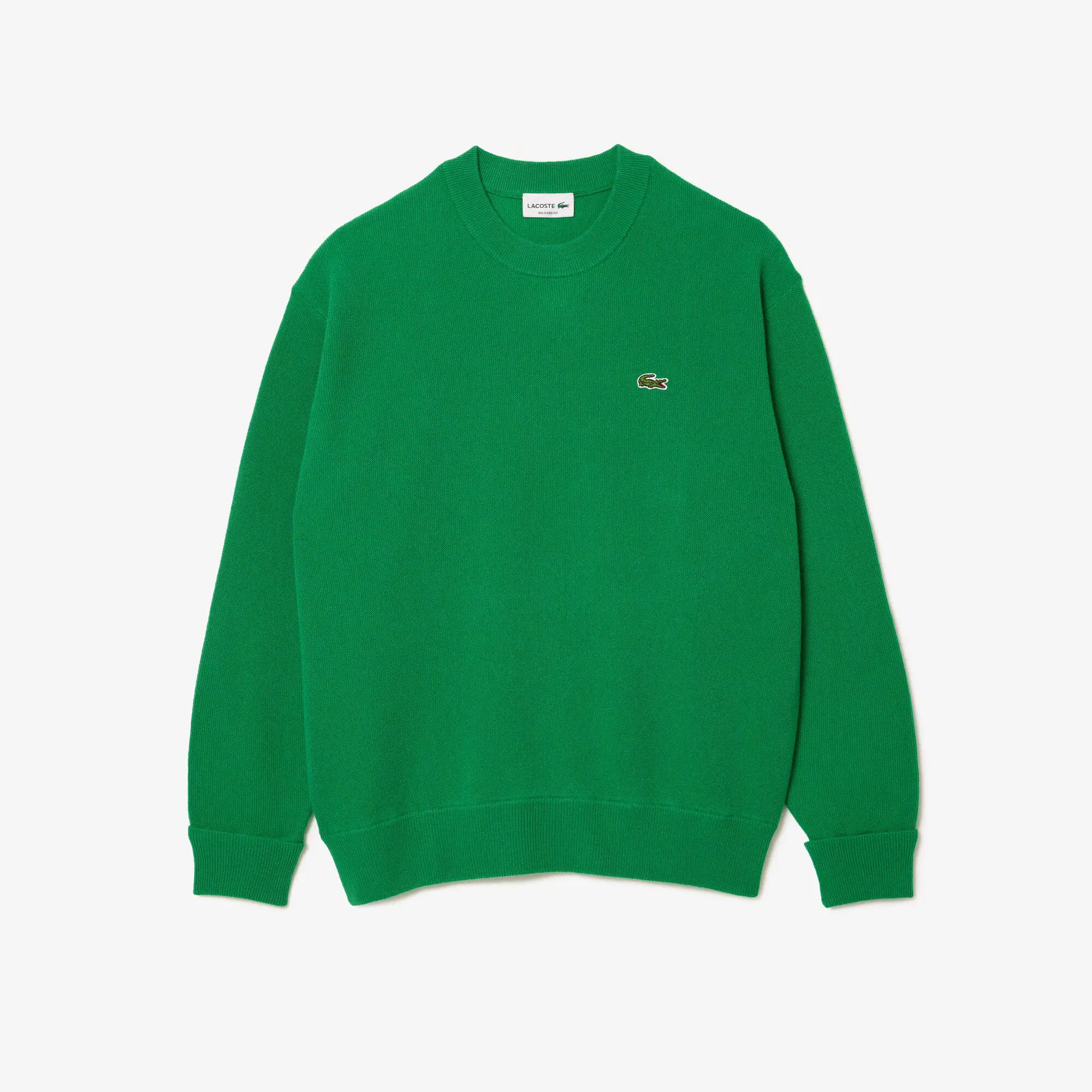Lacoste Jersey de hombre Lacoste relaxed fit en lana con cuello redondo. 2 Lacoste Jersey de hombre Lacoste relaxed fit en lana con cuello redondo. 2