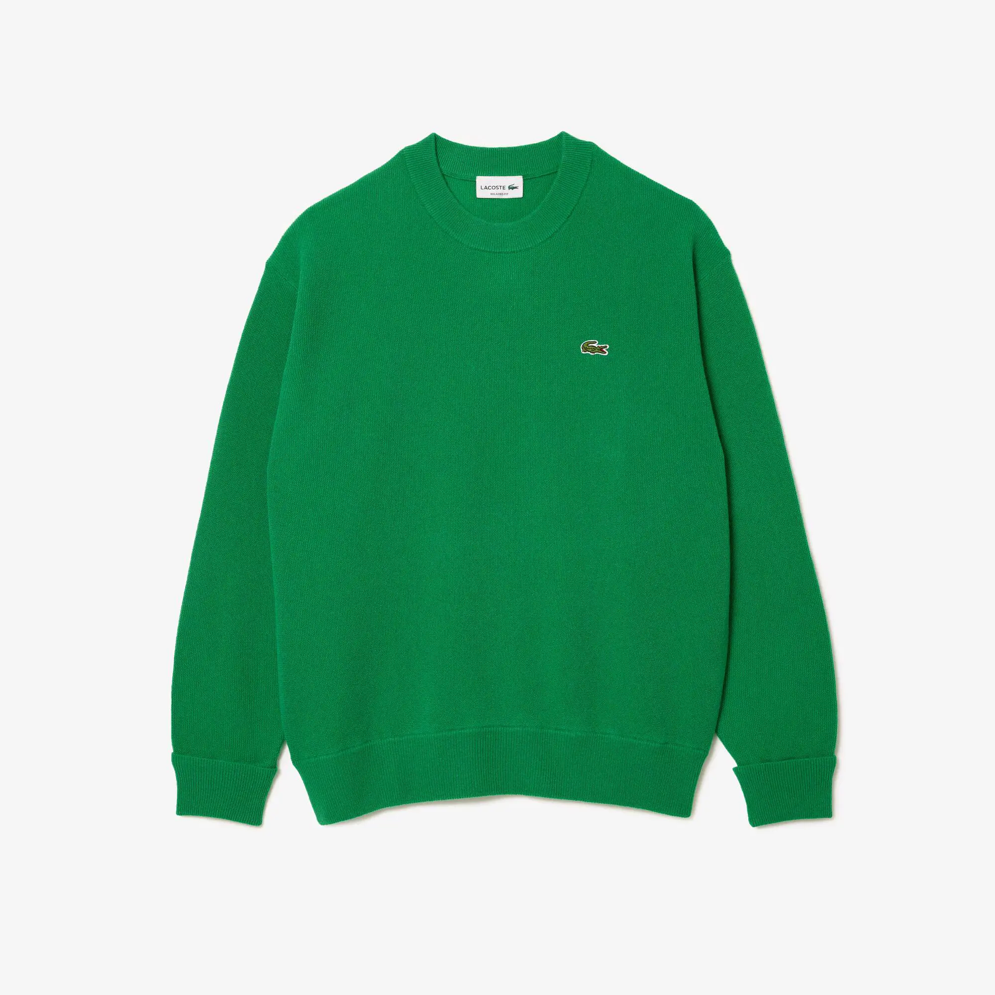 Lacoste Pull homme Lacoste relaxed fit col rond en laine. 2