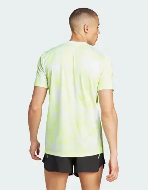 Adidas Own the Run Allover Print Tee. 3
