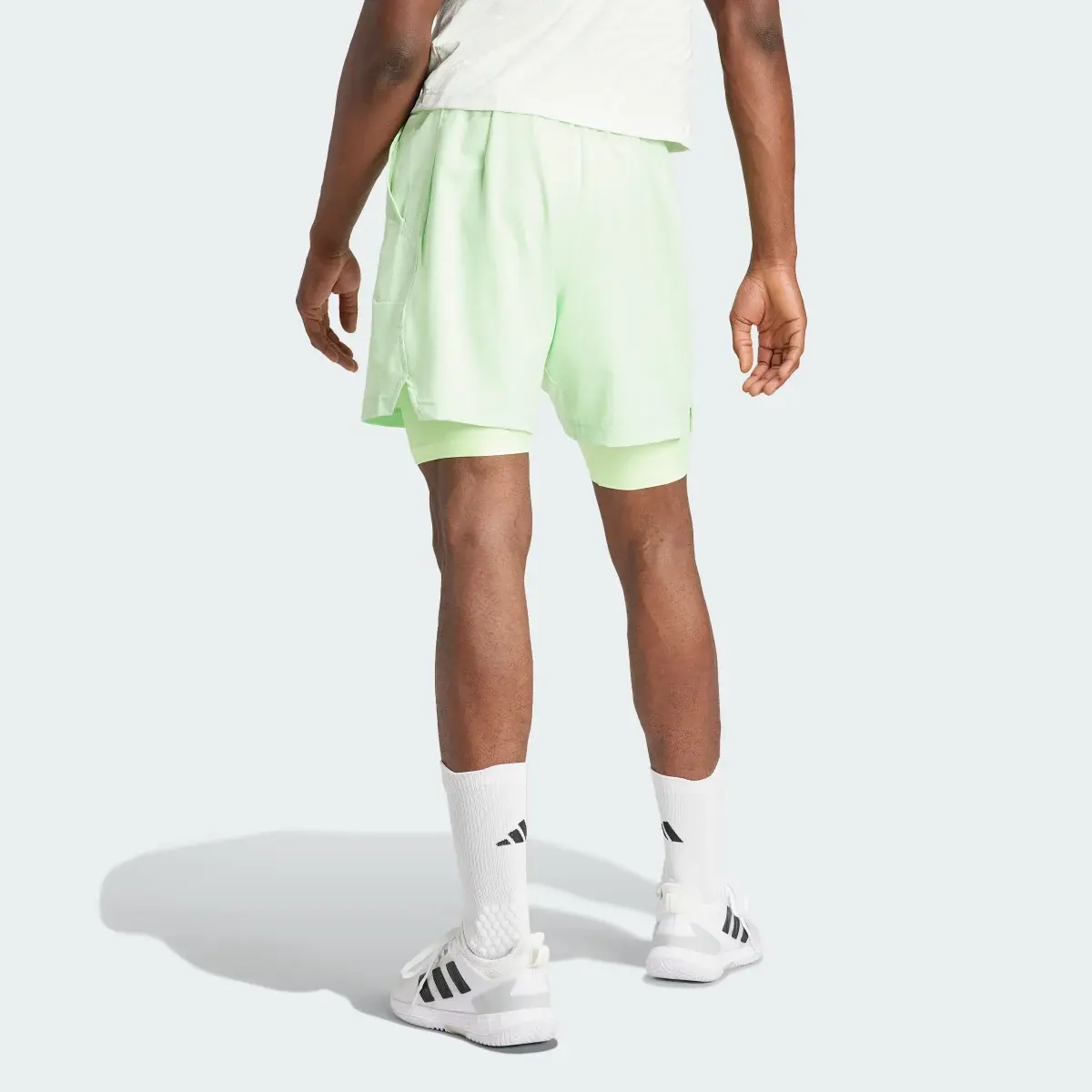 Adidas Conjunto de Shorts y Mallas Internas HEAT.RDY Para Tenis. 3