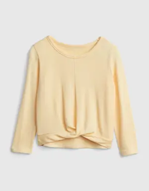 Toddler Softspun Twist-Front Shirt yellow