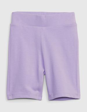 Toddler Organic Cotton Mix and Match Bike Shorts purple