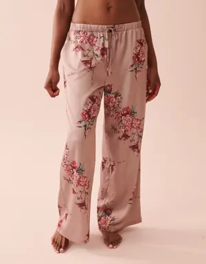 Satin Wide Leg Pants