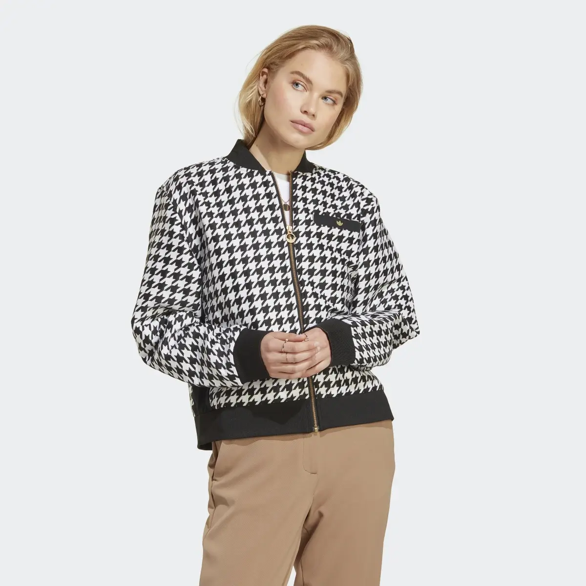 Adidas Houndstooth Jacket. 2